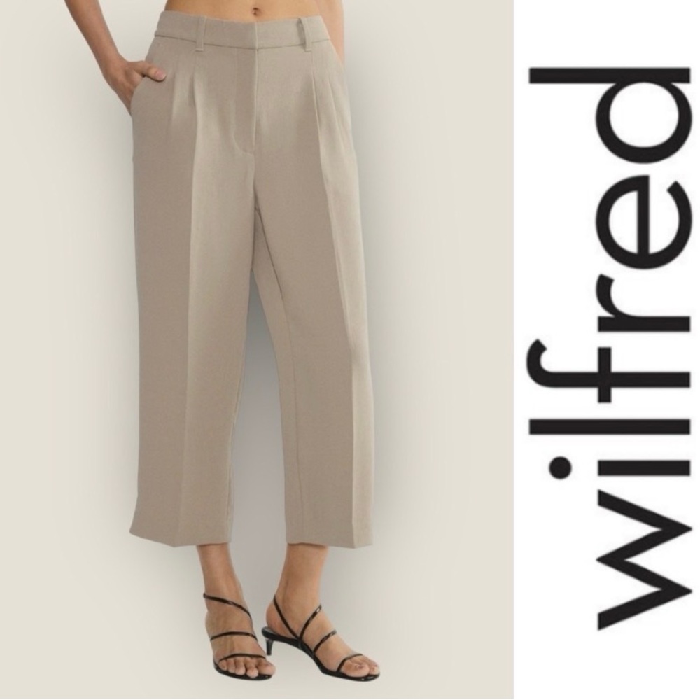 Wilfred Cairo Effortless Crop Camel colored Pants Size 4